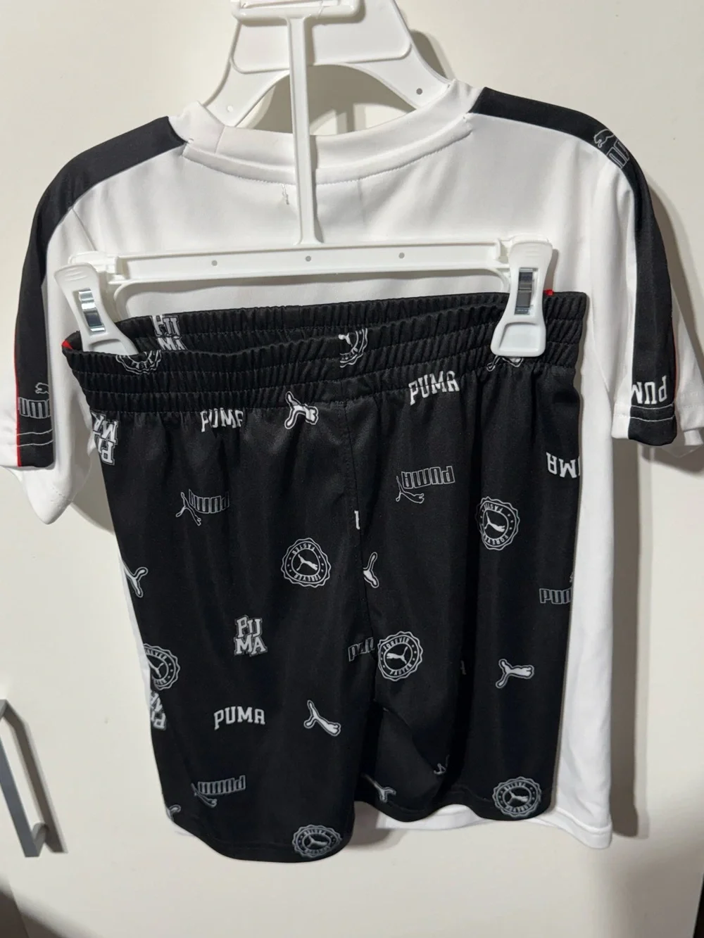 Boys Size 6 Puma 2 Piece Active Set Shirt & Shorts NEW